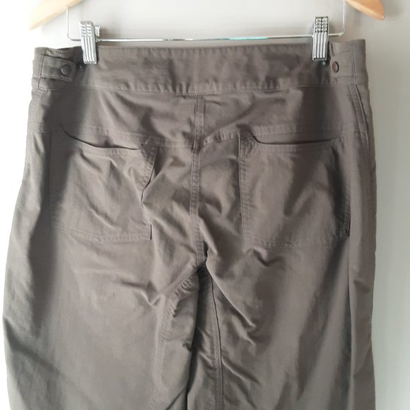 MEC Women's Outdoor Tech Pants Taupe Grey Size 12 - Picture 8 of 14